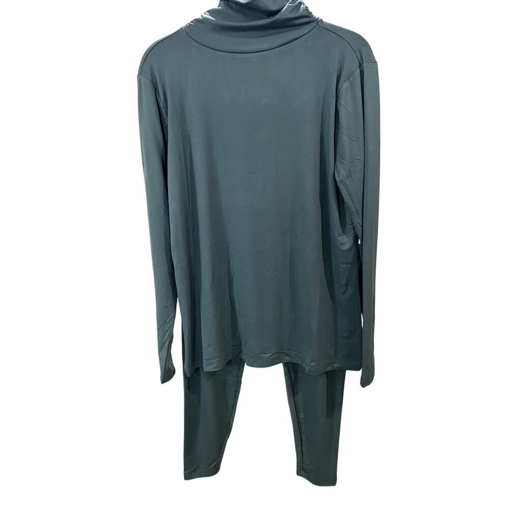 Zenana Jade Mock Neck Top & Leggings Set - Sz. 1X - 3X (Boutique)